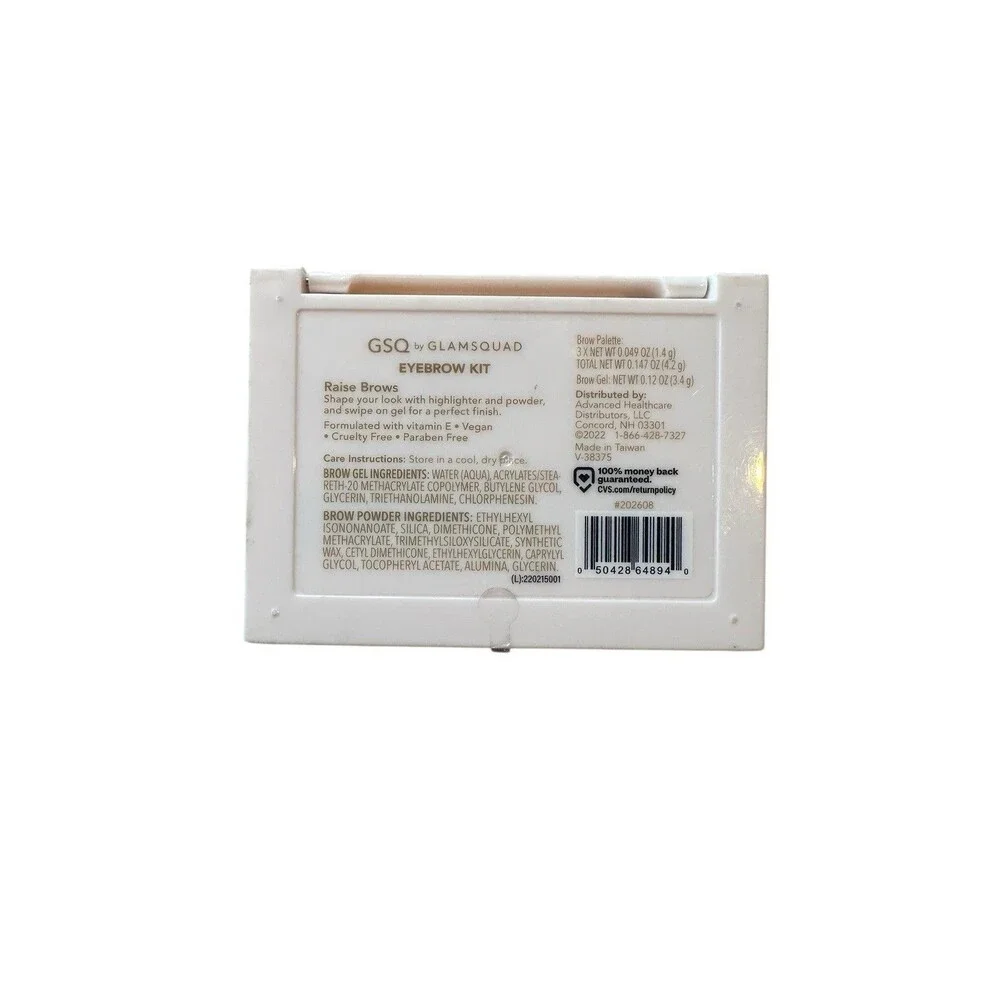 GSQ by Glamsquad Eyebrow Kit Highlighter Powder Swipe On Gel